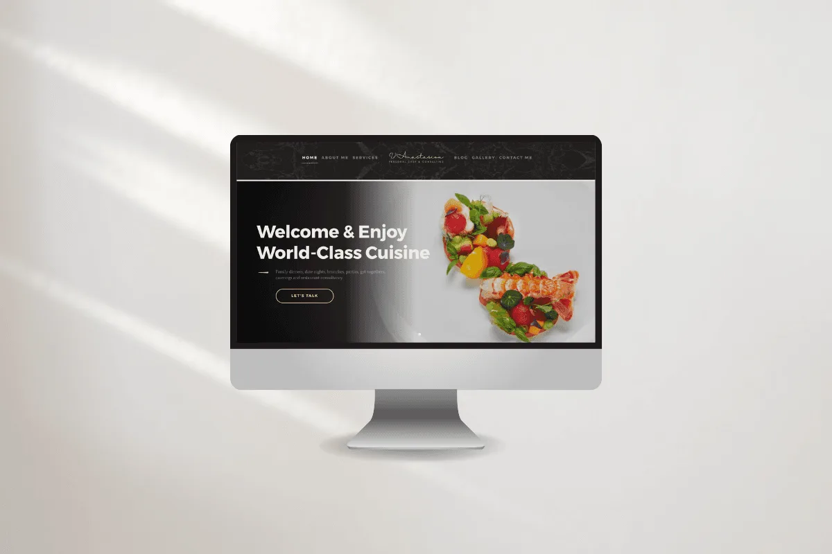 Vasilis Anastasiou Chef – website and marketing project by Peitho Digital