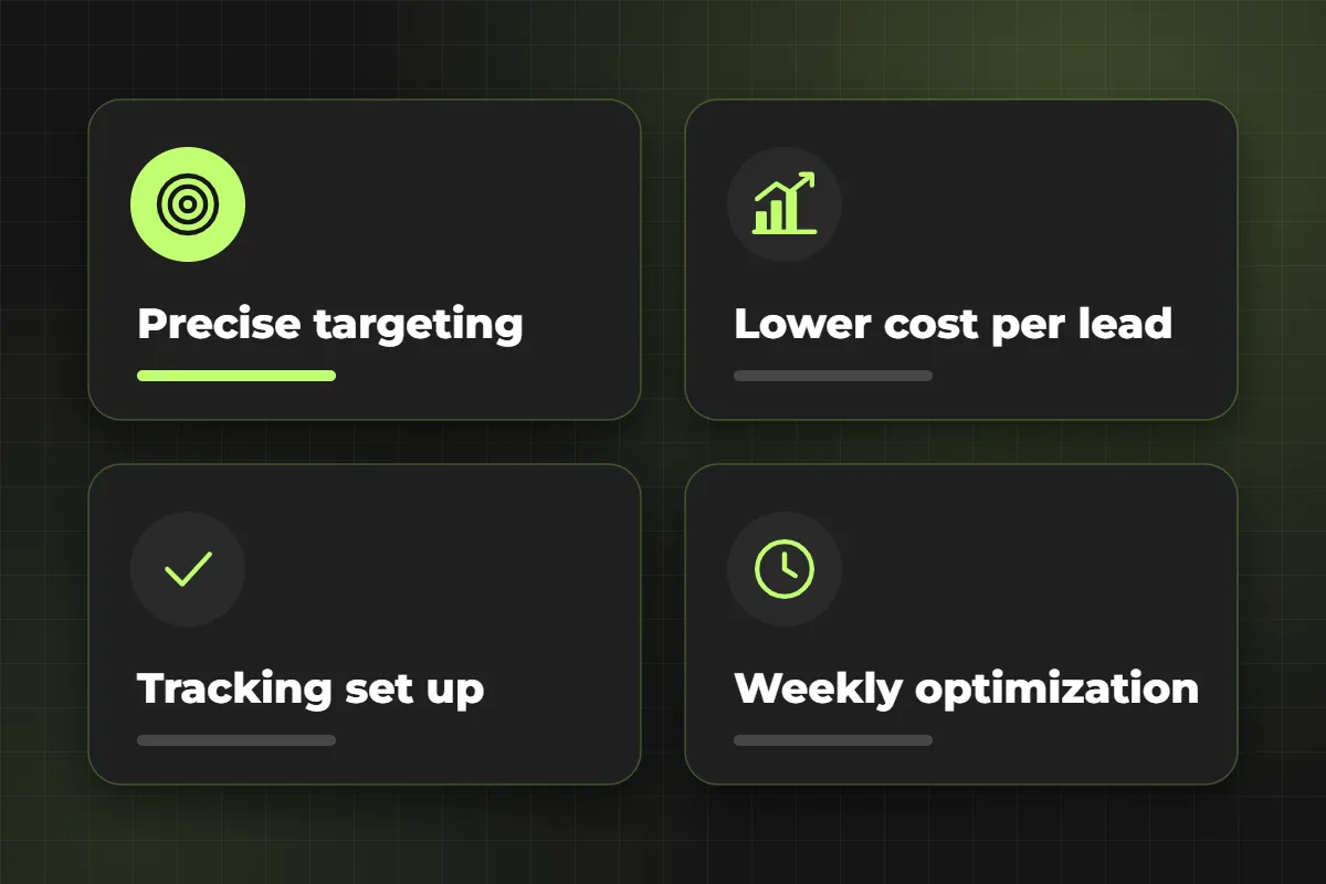 Paid ads benefits: targeting, lower cost per lead, tracking